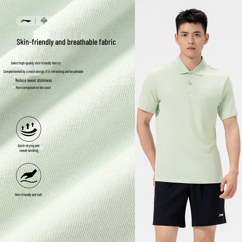 LI-NING Unisex Badminton Polo Set