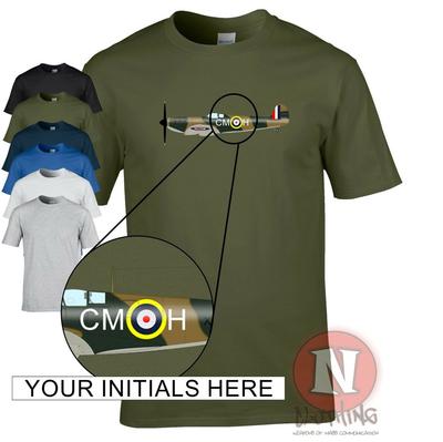 T-shirt Personalizzata Diana Mk1 Battaglia di Bretagna WW2 Raf - Aggiungi il Tuo