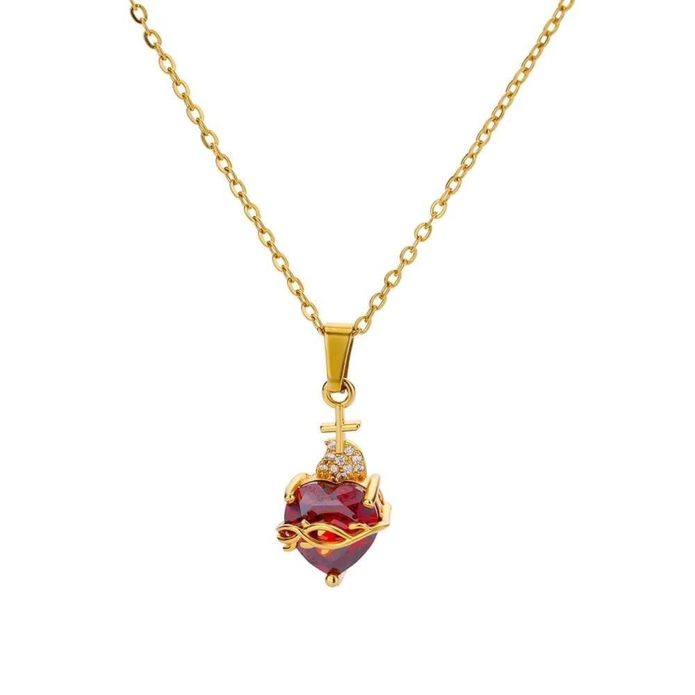 

1 Piece Set Polished Heart Gold Necklace Minimalist Style Daily Commute / Date Outfit / Clavicle Chain Style / Valentine s Day G