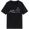Tricouri Happy Fashion La Linea The Line Osvaldo Cavandoli TV Bărbați Femei Stil Streetwear Tricou cu gât rotund Topuri casual Camisetas