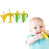 Unique Baby Silicone Teether Set With Colorful Corn And Banana Designs For Infants