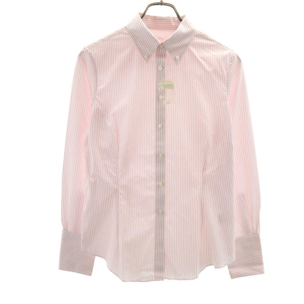 Brooks Brothers stripe Long sleeve Button down shirt 6 Pink Women Used