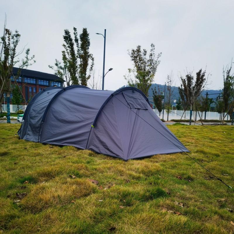 ZISIZ Outdoor Camping Double Tunnel Tent