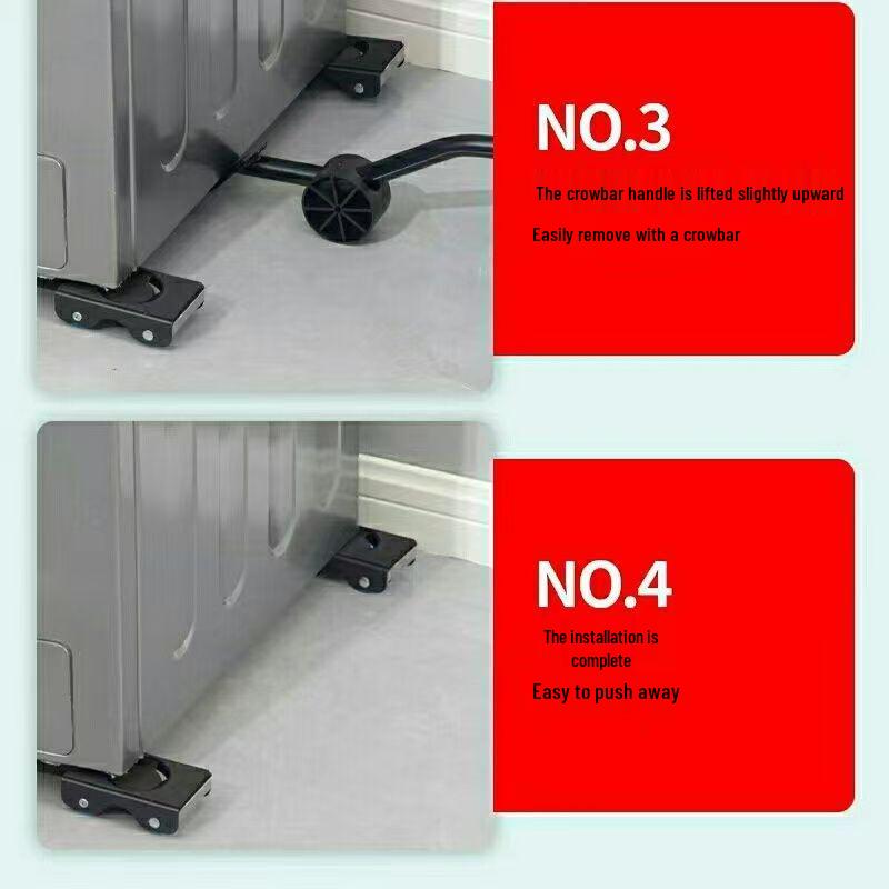Heavy-Duty Mobile Appliance Stand with Casters