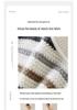 Striped Color Block Women's Drop Shoulder Cashmere Pullover Sweater