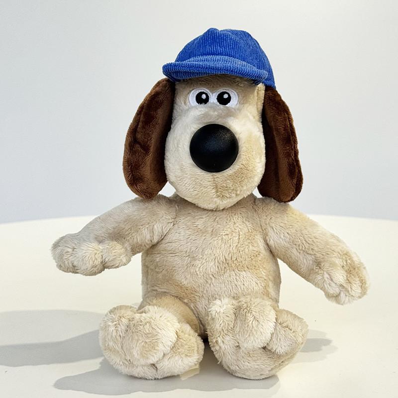 Wallace And Gromit Duck Tongue Hat And Motorcycle Hat Puppy Plush Dollfor Kids And Gift Use