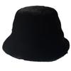 Women's Plush Fisherman Hat: Warm Velvet, Large Head, Fluffy, Versatile for Autumn and Winter.