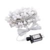 Outdoor Waterproof Solar LED Colorful White Ball String Lights for Camping and Room Decor