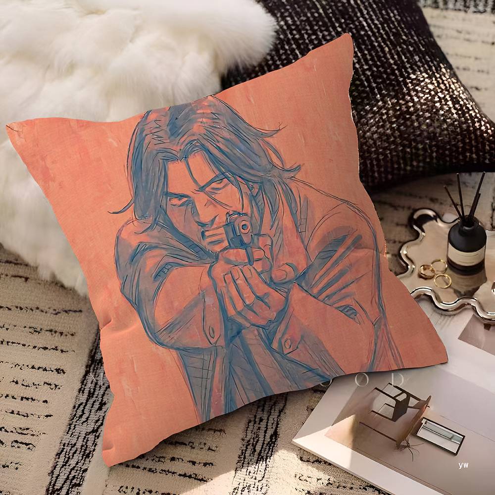 

N-Наоки Урасава Монстр Наволочка Дюймы Фермерский Декор Домашние Наволочки для Диванных Украшений 12x12Inch