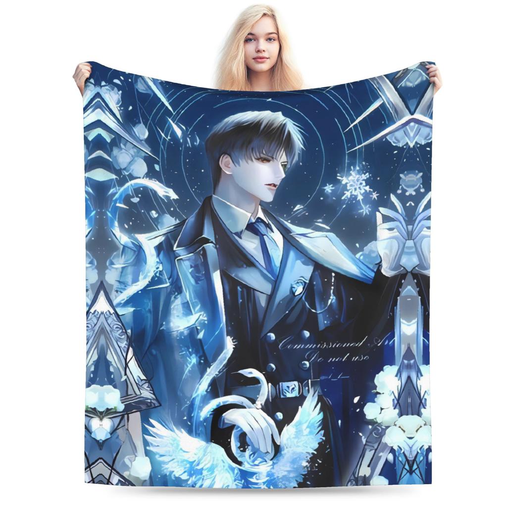 Soft Blankets Travel Love And Deepspace Sylus Bedding Throws Flannel Bedspread For Home Decor Novelty Sofa Bed Cover