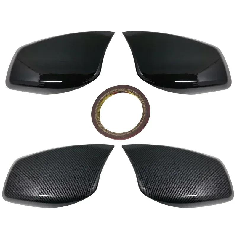 Carbon Fiber Car Rear View Door Wing Mirror Side Mirror Cover Caps Shell Case for BMW E60 E61 E63 E64 5 Series Model 2004-2008
