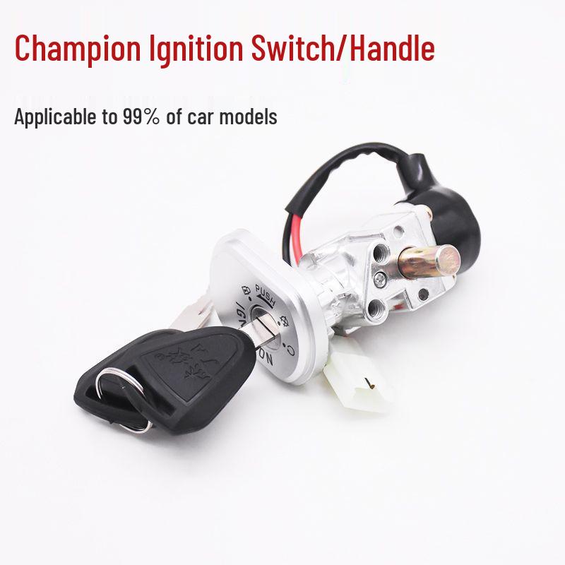 

Полный комплект замков для электромобиля Yadea Aima Champion с ключом зажигания и цилиндром замка.