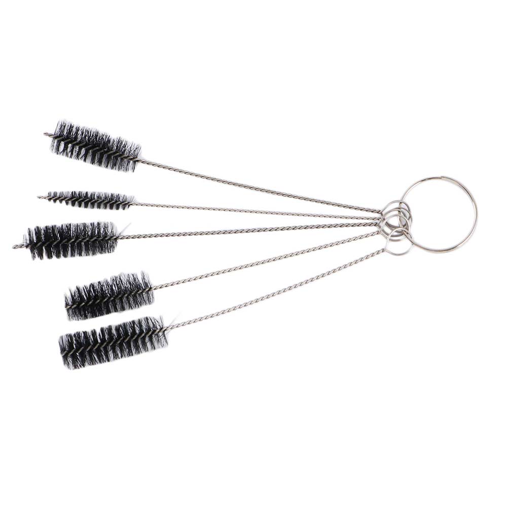 5Pcs Nylon Tube Brushes Cleaning Brush Set Bottle Tube Pipe Small Tube Bottle Straw Washing Cleaner Household Cleaning Tools