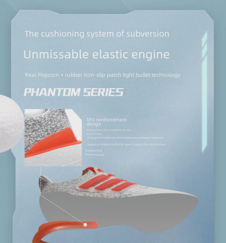 Men's UB23 Ultra-Light Popcorn Jogging Shoes - Shock-Absorbing, Breathable Autumn Running Sneakers