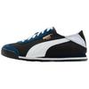 Roma Mulo Versatile Pelle Scamosciata Retro Casual Durevole Traspirante Scarpe Lifestyle Basso Profilo Sneaker Unisex Nero Bianco 398332-03