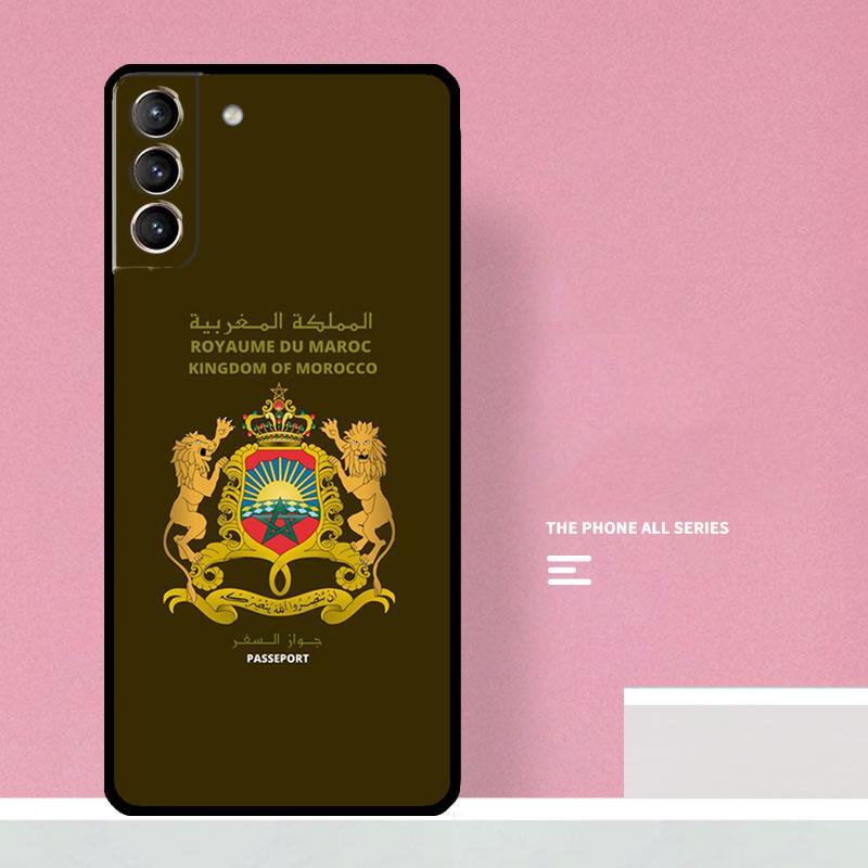 Custodia per Telefono con Stemma Bandiera del Marocco per Samsung Galaxy S25 S26 Ultra S20 S21 S22 S23 S24 Plus S10 S25 FE Cover Coque