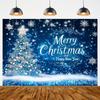 1Pcs Festive Polyester Christmas Decoration Background Winter Backdrop Decorations For Photo Studio Photo Booth Christams Party