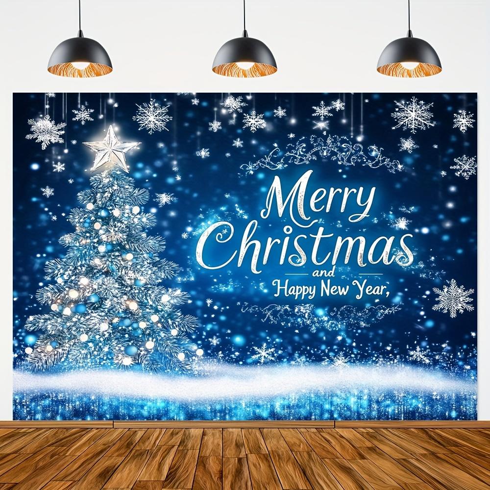 1Pcs Festive Polyester Christmas Decoration Background Winter Backdrop Decorations For Photo Studio Photo Booth Christams Party
