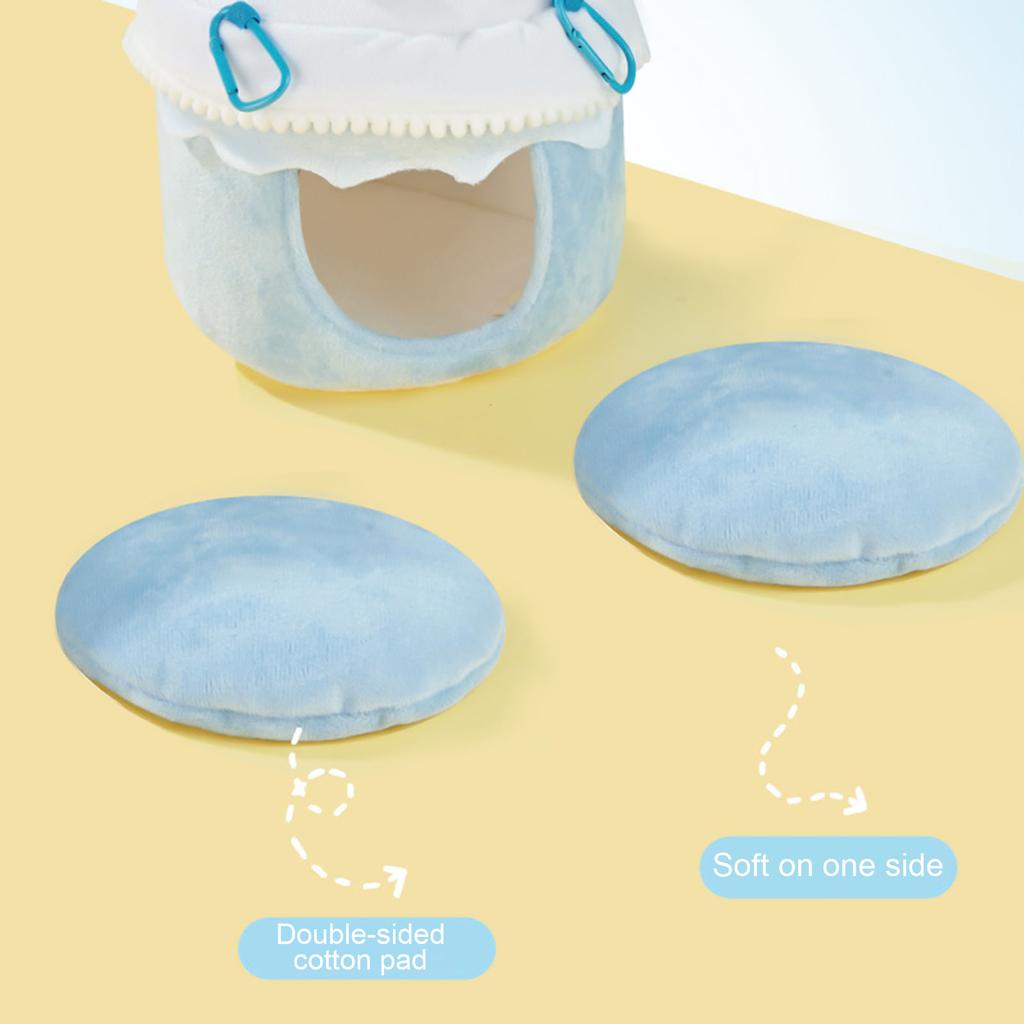 Cake Shape Bird Nest for Parrots Plush Sleeping Bed Nest Birdcage House for Small Birds Hanging Hammock Bird Cage Decors