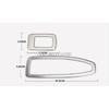 Angelguoguo Car Door Lifter Decoration Stainless Steel Stickers Fit For 2013-2015 BMW 3 Series F30 320li GT/ 1 Series 116i 118i