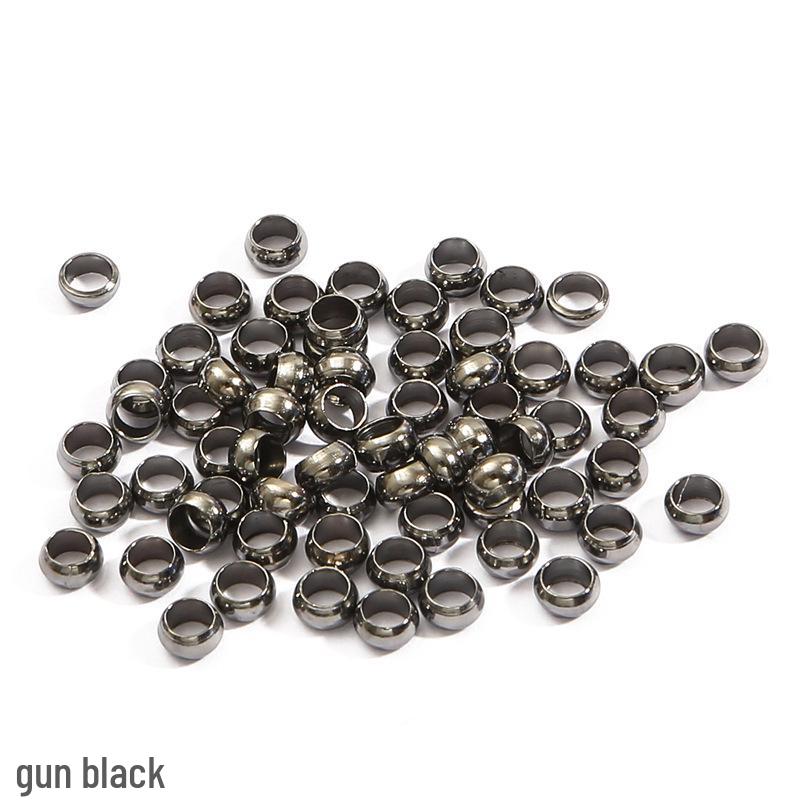 Siebenfarbige Kupfer-Positionierungsperlen für DIY-Schmuck & Armbandverschlüsse