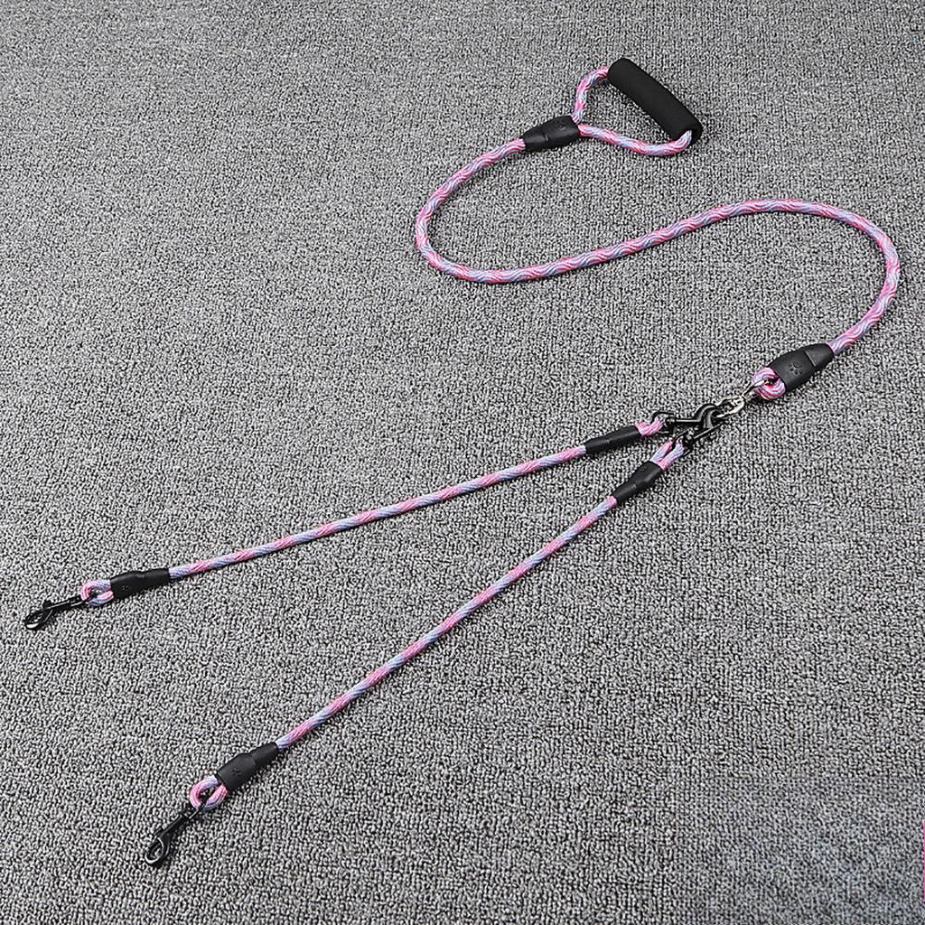 Pet Double Leash Traction Rope for Dogs, No-tangle Leashes for 2 Dogs, Convenient and Durable
