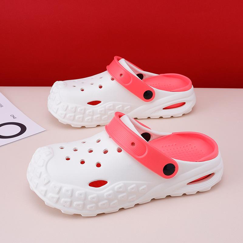Cave Shoes Men's and Women's Korean Version of Trendy Beach Shoes New Summer Garden Shoes Slippers Men's Bag Head Children's Beach Sandals