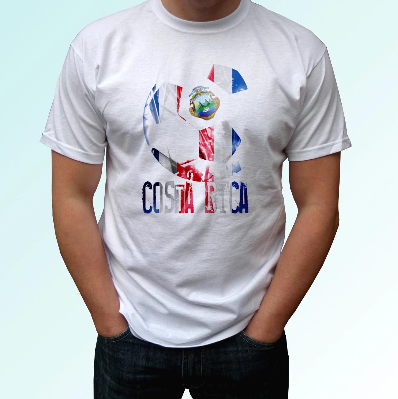 Costa Rica football flag white kids boys T-Shirt soccer camiseta world cup top all sizes 130