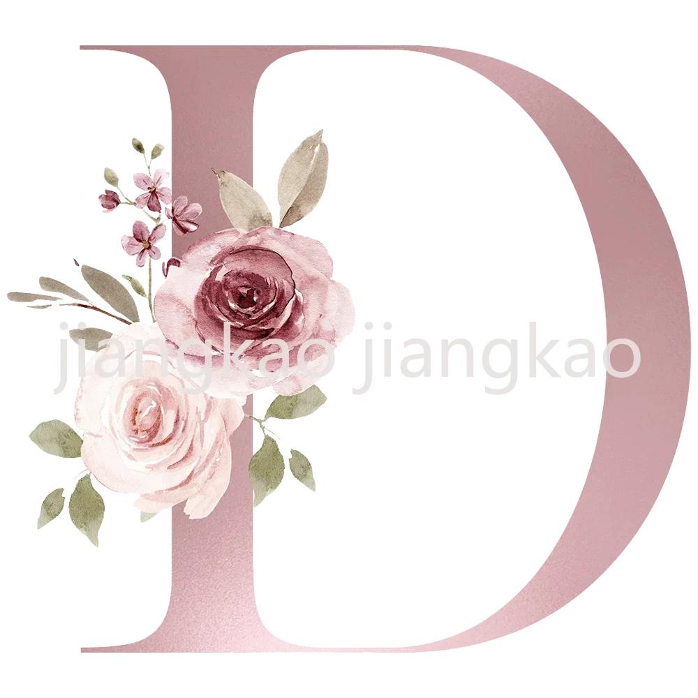 Personalized Mug Floral Initial Name Cup Custom Name Tea Coffee Hot Chocolate Mugs Bride Bridesmaid Mothers Day Gifts for Her