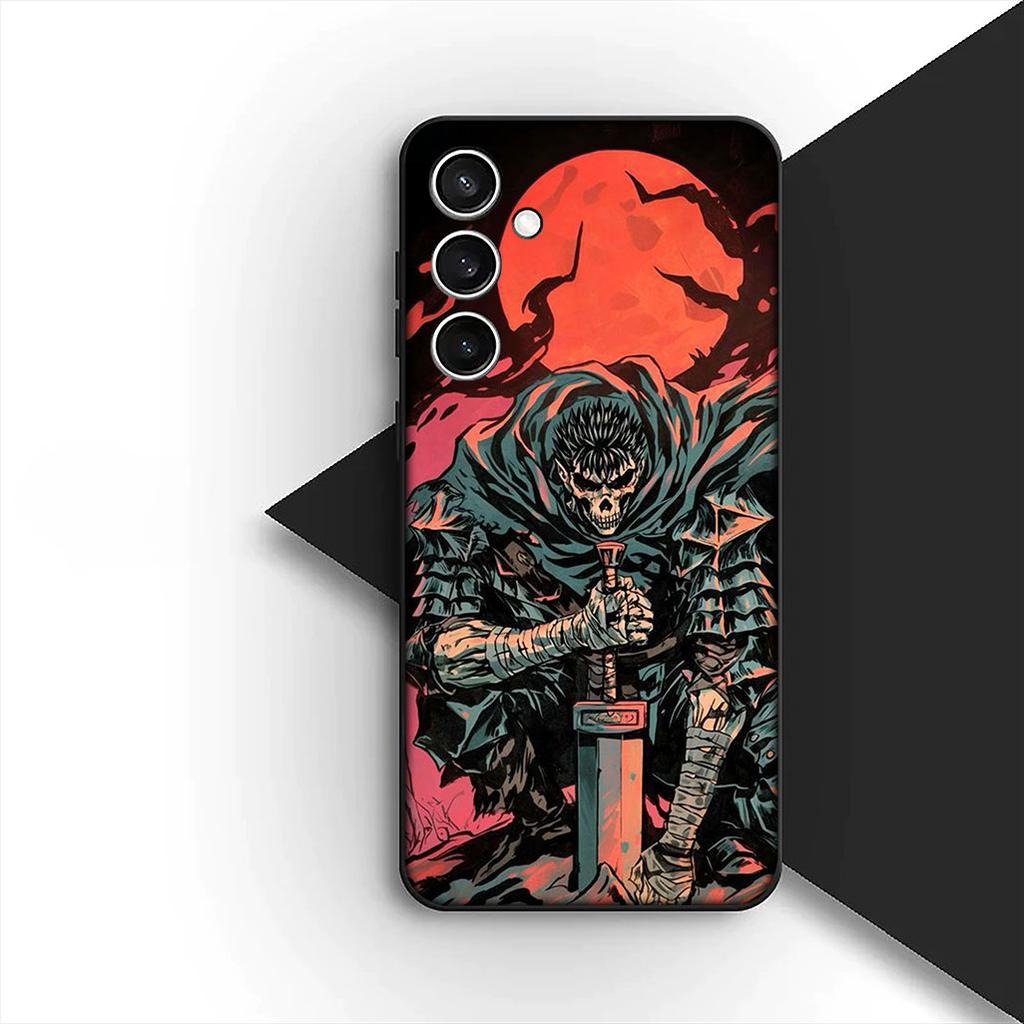 Cover for Samsung Galaxy S10 S8 S9 Plus A33 A34 A31 70 A71 A72 Note 20 9 8 S10E Casing Phone Case Berserk Cartoon Guts