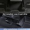 For Tesla New Model Y Juniper 2025 Launch TPE Underseat Protector Center Console Side and 2nd Row Kick Cover Air Vent