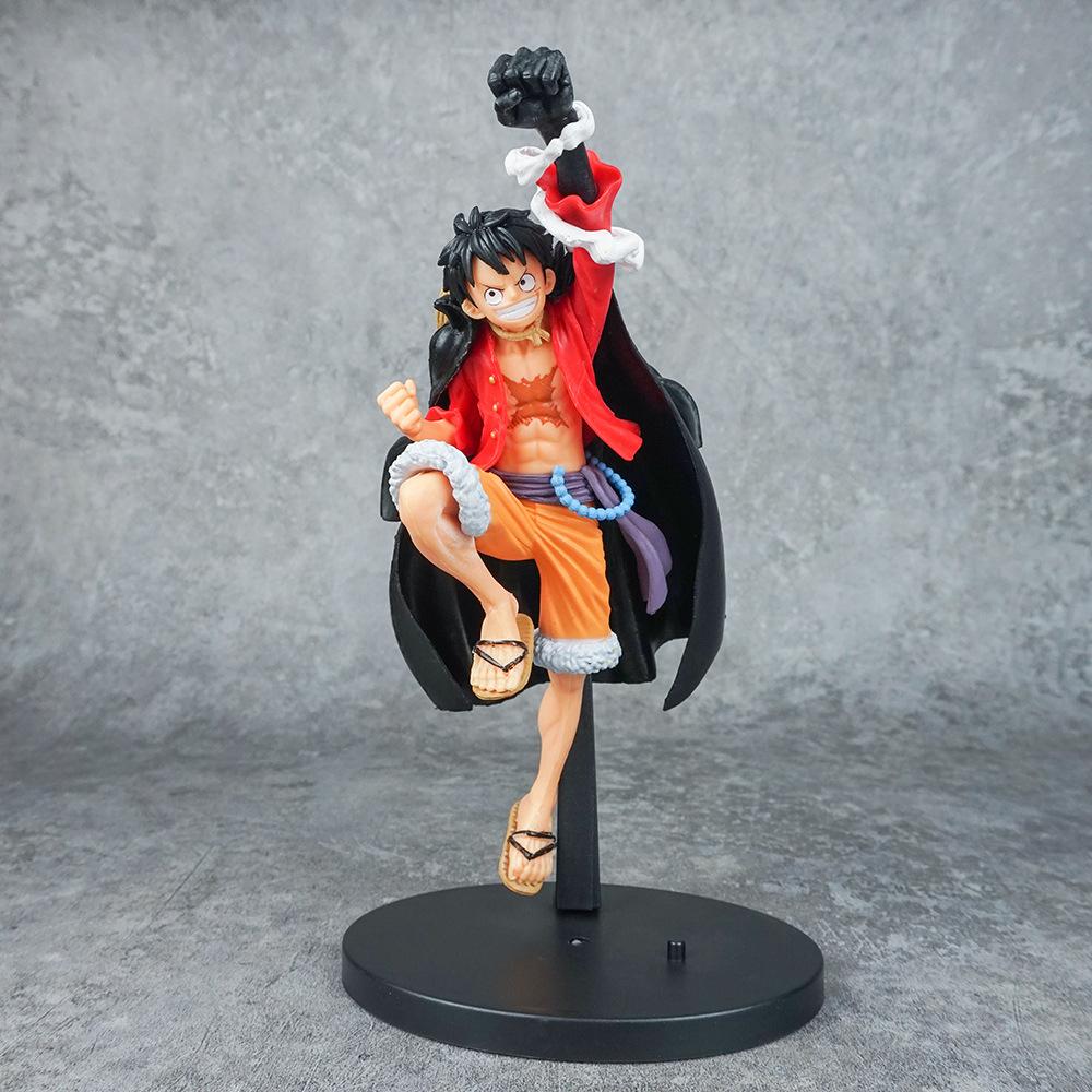 

21CM Animation Monkey D Luffy Figuarts ZERO One Piece WT100 One Hundred Scenes of the Great Pirates by Eiichiro Oda Miniature Plaything Figure No box