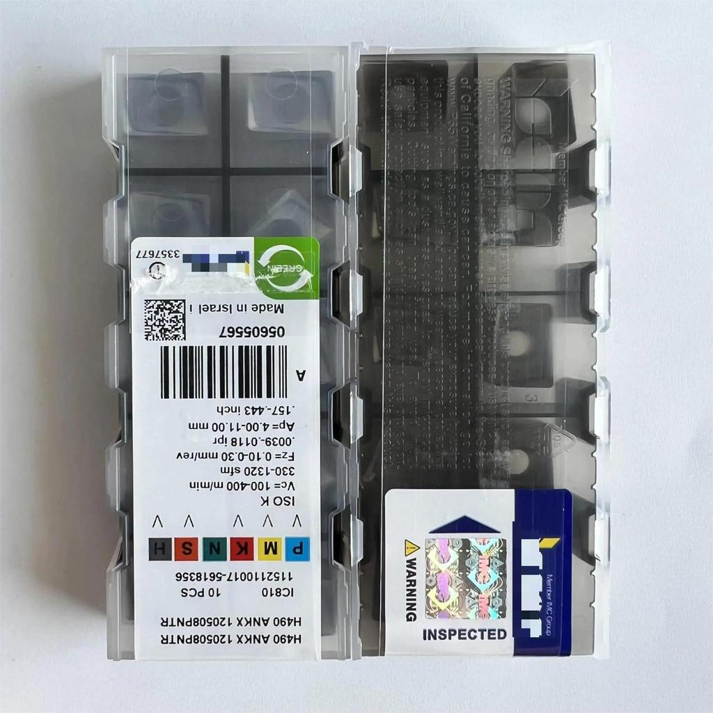 H490ANKX120508PNTR IC810 /Industrial indexable Carbide Inserts 10 PCS