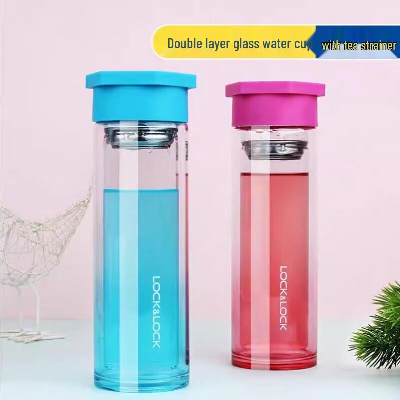 LocknLock Heat-Resistant Portable Glass Cup