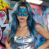 Iridescent Mask Lightweight Party Performance Prop Women Costume Mask Mystical Fish Scale Mask For Themed Parties Prom