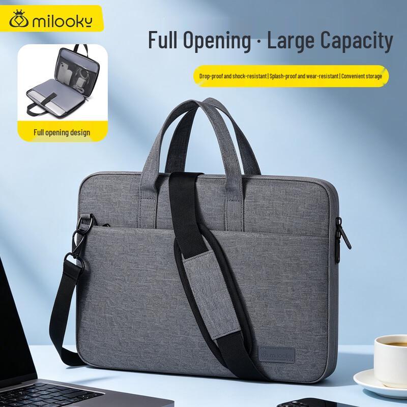 Milooky 16-inch Business Travel Laptop Briefcase 15-16 inches