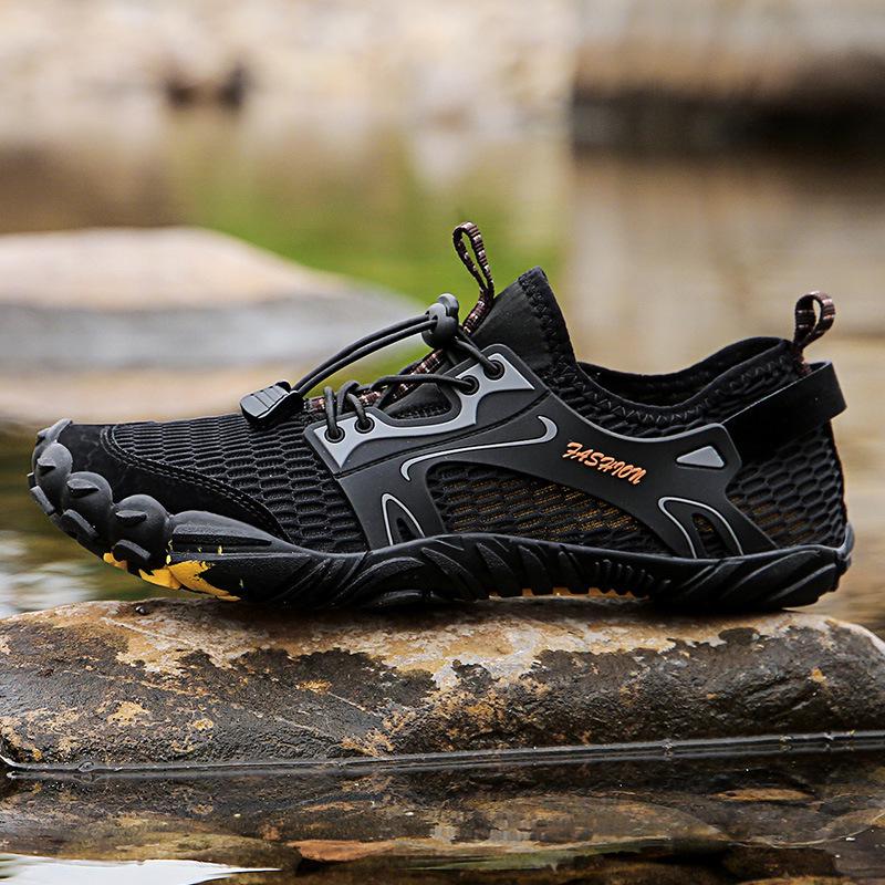 Men's Non-Slip Five-Finger Water Shoes for Hiking, Creek Wading, and Fishing