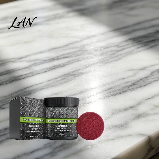 Pasta Lucidante Protettiva per Superfici Non Abrasiva, con Tampone ad Alta Densità, Lucidatore in Lega di Alluminio Polish Ripristinante Detergente, per Metalli Ceramici
