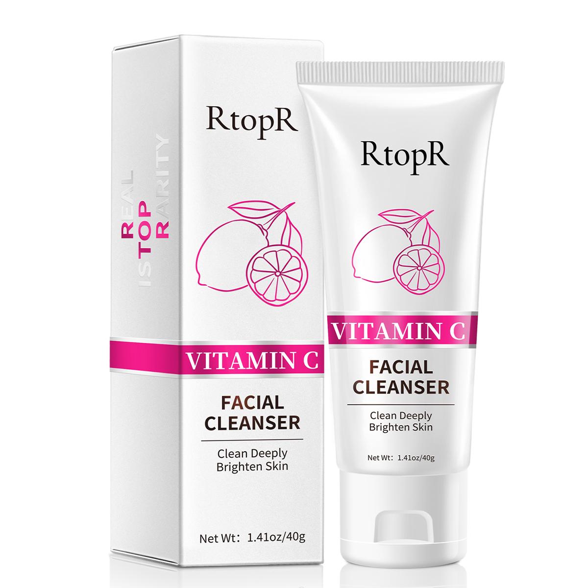 

RtopR VC Очищающее средство для лица с мелкой пеной и глубокой очисткойДля удаления ороговевшего масла и остатков макияжа 1pcs