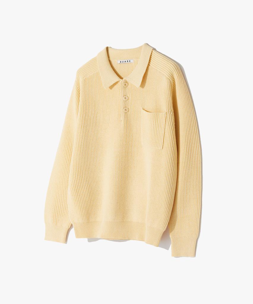 SUARE Sporty Club Collar Knit - 4 Colors