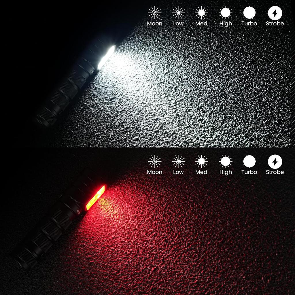 Sofirn HS42 Headlamp Rechargeable, Headlamps for Adults Rechargeable, 2100 Lumens Headlamp with Red Light Option, Led Right Angle Flashlight with