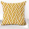 Yellow Geometric Petal Linen Pillowcase Sofa Cushion Cover Home Decoration Can Be For You 40X40 45X45 50X50 60X60