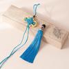 Handmade Chinese Knot Tassel Gourd Charm - DIY Car Hanging Ornament & Musical Instrument Accent
