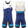 Tuta Singola da Wrestling per Uomo Donna Uniforme Alta Elasticità Tuta da Allenamento Competizione Freestyle