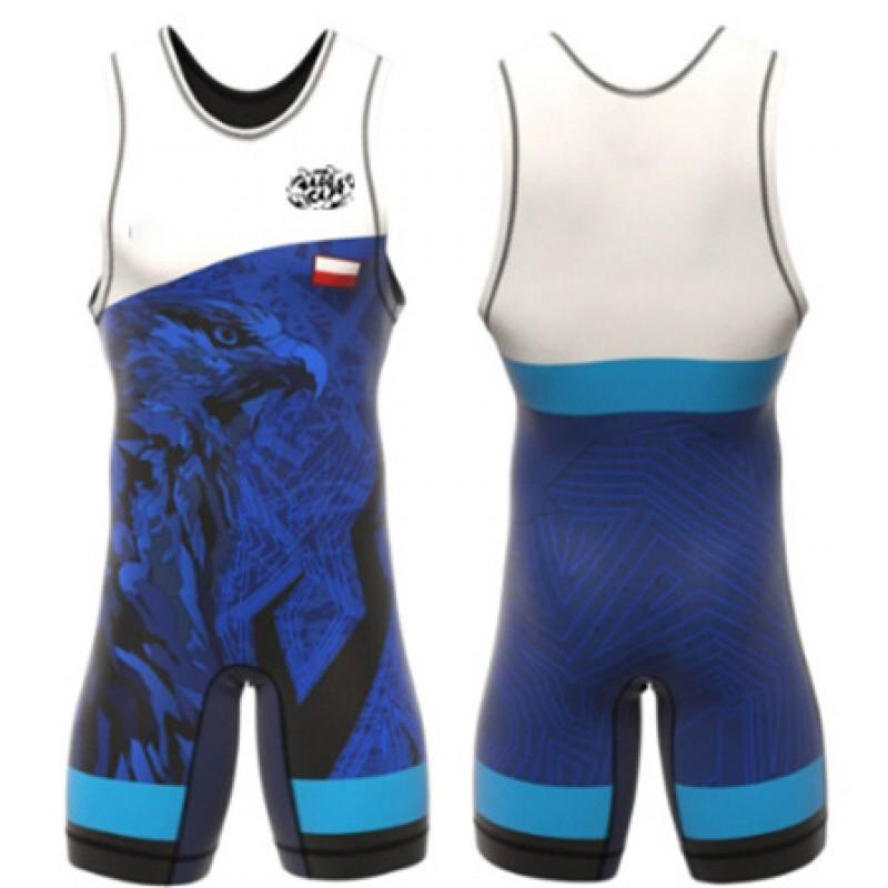 Tuta Singola da Wrestling per Uomo Donna Uniforme Alta Elasticità Tuta da Allenamento Competizione Freestyle