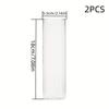 Flower-Wrapping Vases,Transparent Cylindrical Hydroponic Plants Vase,Plastic Shatterproof Modern Clear Flower Vases Centerpieces