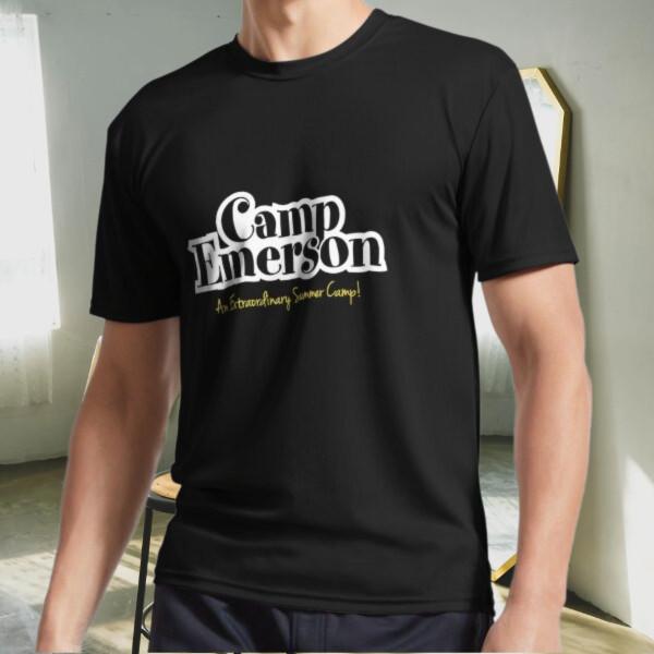 Camp Emerson Logo Navy Active Logo T-Shirt XL