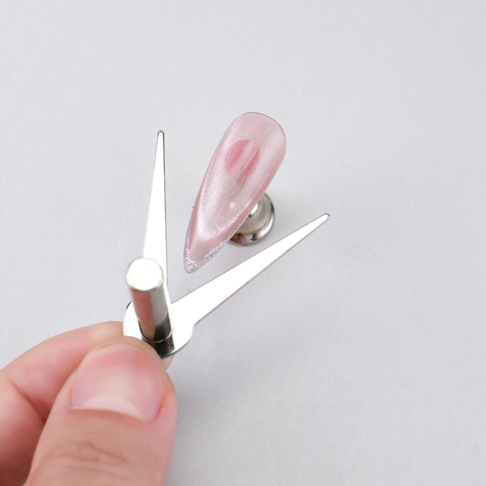 Magnetischer Cat Eye Nagelkunststift Aluminiumlegierung Tragbares Design für 3D-Gellack-Effekt Kompatibel mit mehreren Marken