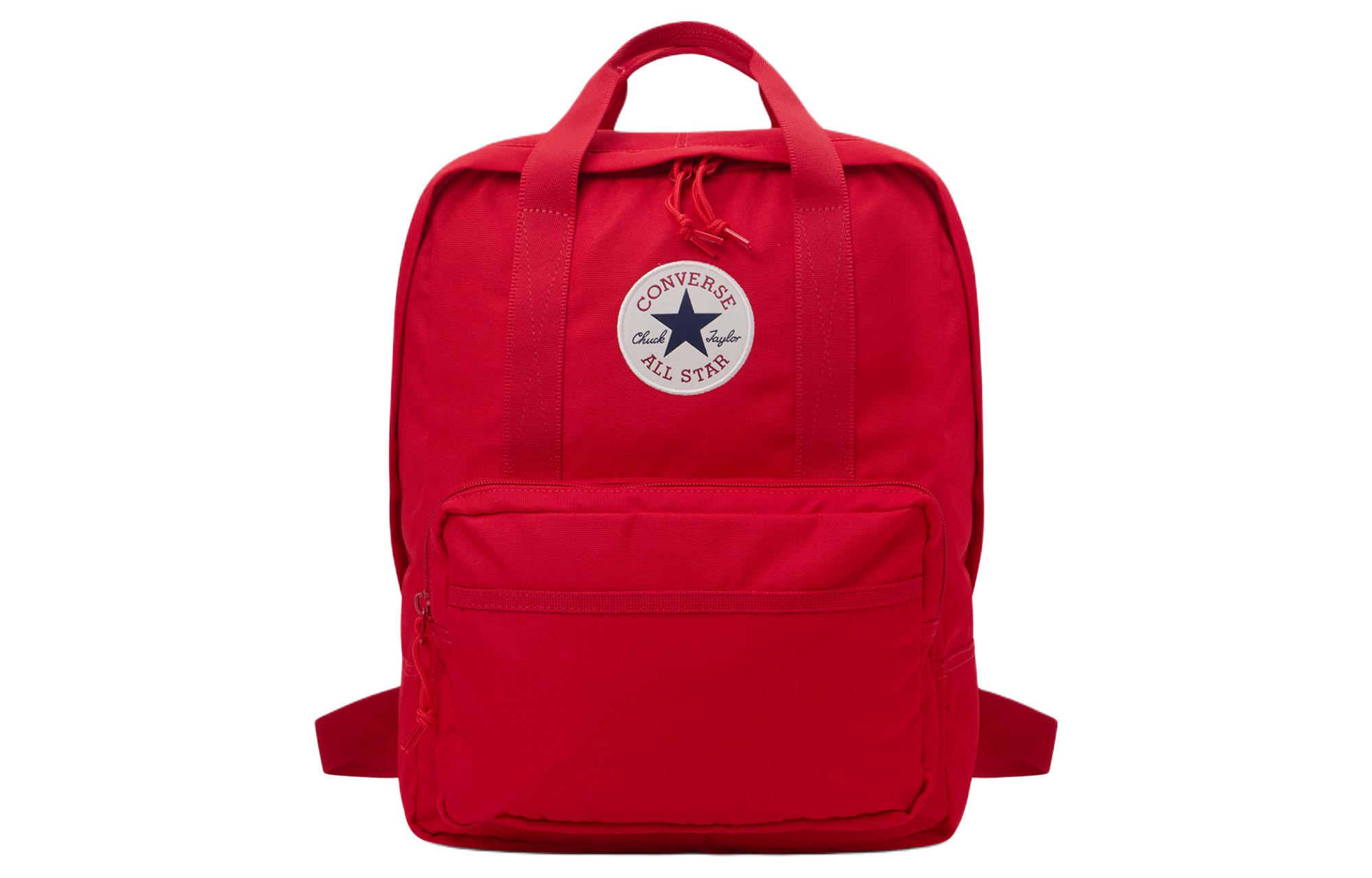 Converse Polyester Handbag Backpack Small Unisex Red 10026013-A06