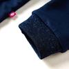 Robe pour enfants à manches longues bleu marine 92/104/116/128/140